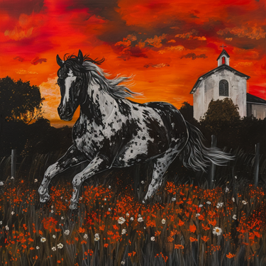 Horse Sign, DCO-13308, Sign For Wreath, 10x10